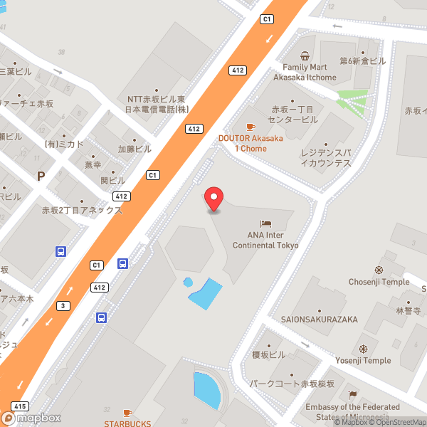ANA InterContinental Tokyo (ANAインターコンチネンタルホテル東京)